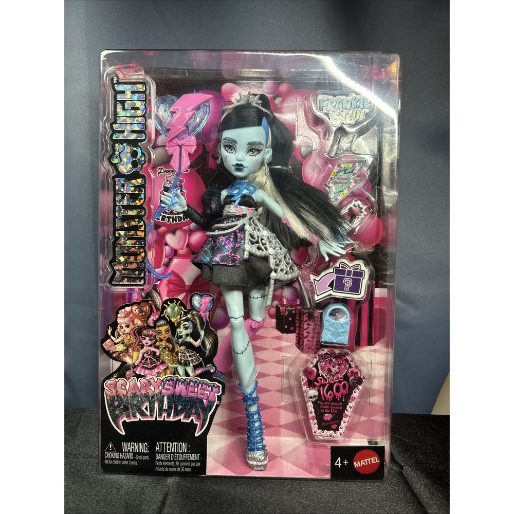 Monster High Scary Sweet Birthday Frankie Stein Doll SEE DETAILS